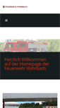 Mobile Screenshot of feuerwehr-rohrbach.de